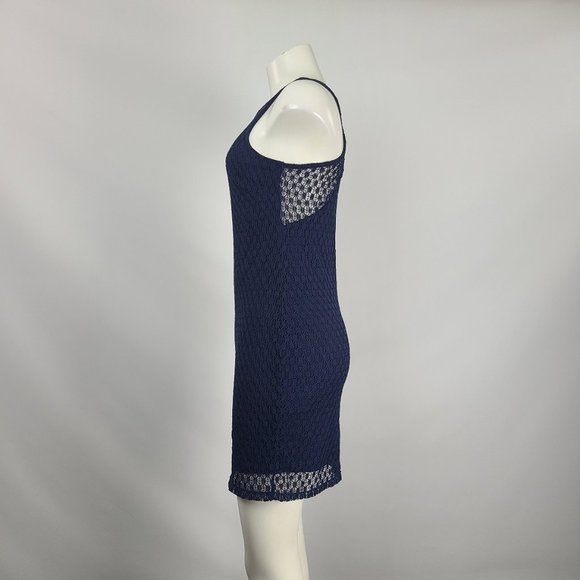 Le Chateau Navy Blue Mini Dress - Picture 6 of 14
